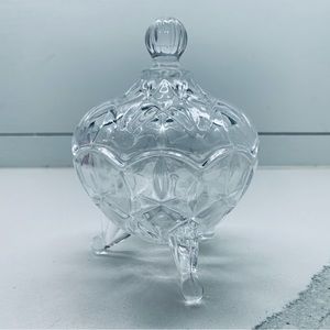 Studio Crystal Collection Lidded Crystal Bowl